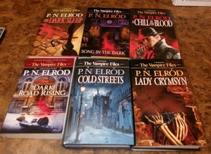 Lot of 6 Vampire Files Paranormal Mystery Books P.N. Elrod - Picture 1 of 2