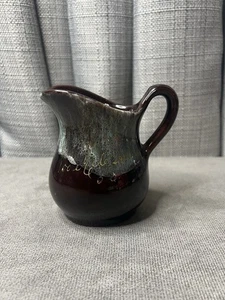 VTG McMasters Mini Pitcher Redware Pottery Etch 100 Mile House 5 Inch - Picture 1 of 9