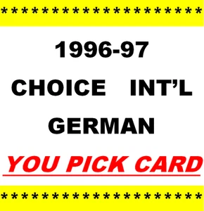 1996 ~ Collector's Choice International German Basketball ~ YOU PICK CARD - Picture 1 of 156