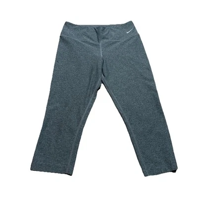 Nike Dri-Fit Golf Capri Leggings Womens Small Gray 619952 - Image 1 of 4