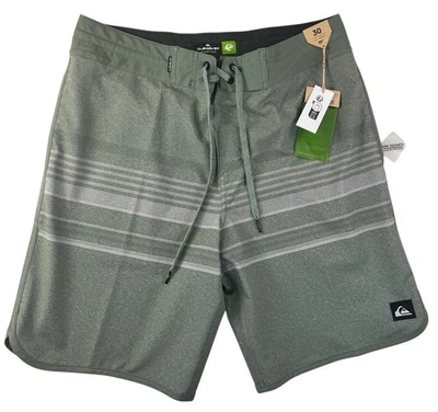QUIKSILVER Hombres 30 Surf Tabla de Natación Pantalones Cortos SIMMER STREET BAÚL NUEVO Foto 1 de 4