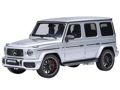 Mercedes-Benz AMG G63 2019 coche modelo plata iridio 1/18 de Autoart 76358 Foto 1 de 4