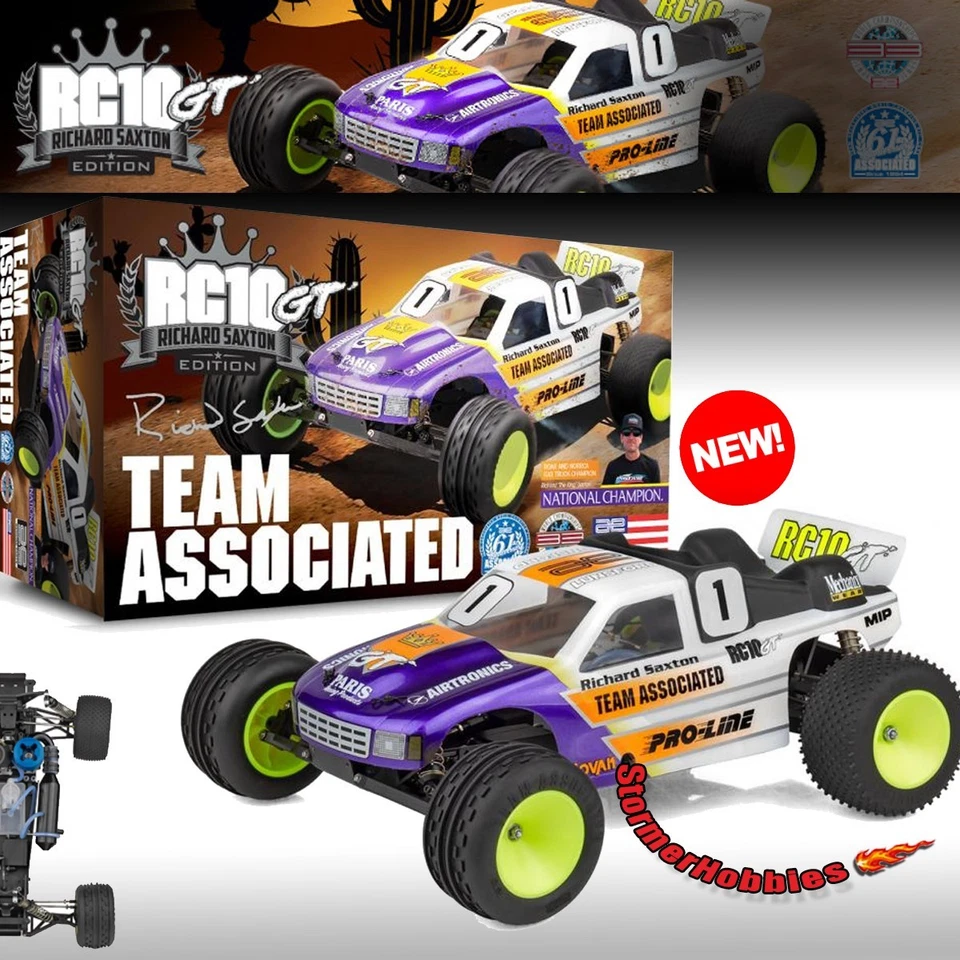 Team Associated RC10GT "Richard Saxton Edition" 1/10 2WD OffRoad Nitro Truck Kit - Image 1 of 4