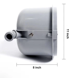 10-Inch Pool Light Niche for Concrete Pools Spas - Fits Pentair & Hayward Lights - Picture 1 of 8