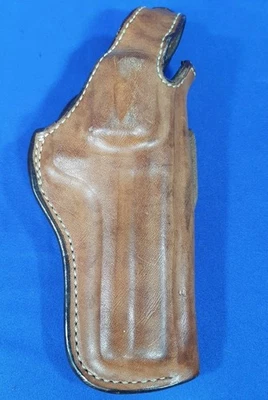 КОЖАНАЯ КОБУРА ДЛЯ РЕВОЛЬВЕРА BIANCHI #5BHL .38 / .357 COLT 4 ДЮЙМА ДЛЯ ПРАВОЙ РУКИ  - Изображение 1 из 4