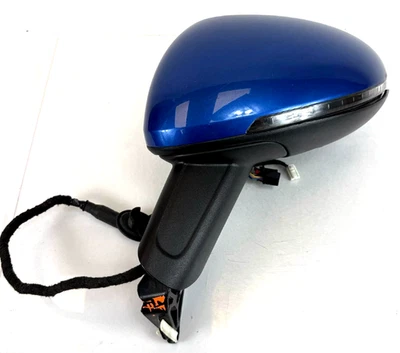 Espejo retrovisor para pasajeros Porsche Macan 2015-2018 azul térmico intermitente OEM derecho Foto 1 de 4