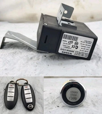 2010 Nissan Altima interruptor de partida de ignição botão leitor de chave inteligente 2008-2013 - Imagem 1 de 4