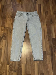 Jeans Brunello Cucinelli Monili grigio lavaggio acido 32X28 gamba affusolata a sacco donna 10 - Foto 1 di 13