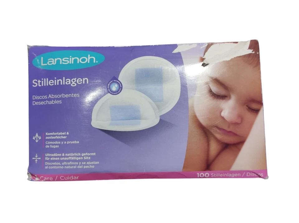 Lansinoh 100 Einweg-Stilleinlage ultra saugfähig, auslaufsicher, Blue Lock ✅ - Bild 1 von 1