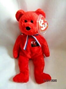 TY BEANIE BABY WALES BEAR  - MINT CONDITION - RETIRED WITH TAGS