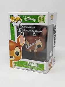 Donnie Dunagan Disney Bambi #94 Firmado Funko Pop JSA Certificado de Autenticidad - Imagen 1 de 7