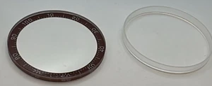 Omega 145.034 Speedmaster mark II parti ricambio originali vetro e giunto n.o.s. - Imagen 1 de 5