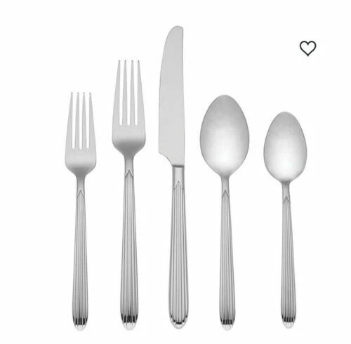 REED BARTON WESMOORE 50 PIECE 18/10 STAINLESS STEEL SERVICE FOR 8 + HOST 890343 - Image 1 of 3