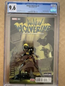 MARVEL ALL-NEW WOLVERINE #2 CGC 9.6 1ST HONEY BADGER, GABBY, BELLONA, ZELDA - Picture 1 of 9