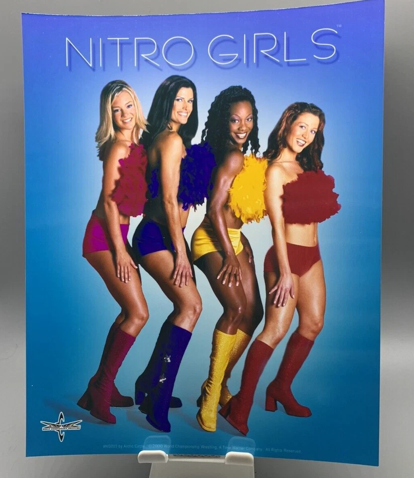 Foto Nitro Girls Original Vintage Archivo Licenciado 8x10 WCW - Promoción (B) Foto 1 de 1