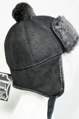 3 Colores UNISEX NIÑOS PIEL DE OVEJA REAL PIEL DE OVEJA Sombrero Invierno NIÑOS NIÑAS, NUEVO CON ETIQUETAS Foto 1 de 4