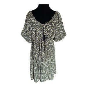 Baevely Blumen Kleid Double Keyhole Off Should Knielang Frühling Größe Large - Bild 1 von 7