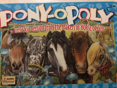 Kids Pony-opoly  Ponyopoly Board Game Monopoly Pony Edition Late for The Sky  - Image 1 of 3