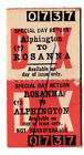 Railway ticket: Australia, Victoria: Alphington & Rosanna, 1975