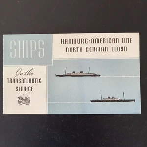 SS EUROPA BREMEN COLUMBUS ST. LOUIS Transatlantic Liners Hamburg American 1937 - Picture 1 of 14