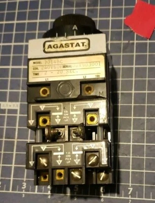 Контроллер двигателя с задержкой по времени AGSTAT - 7014BC - 240V60H 2-20 сек - Изображение 1 из 3