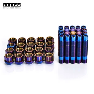 20Pc Blue Titanium Stud Conversion for Mercedes Benz W210 W211 W212 W220 - Picture 1 of 10