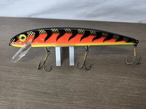 Musky Mania Jakebait Fishing Lure 4oz 11" Firebelly Pike Muskie Tackle Gold Red - Picture 1 of 9