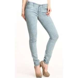 Free People Skinny Jeans Gr. 25 Rautenmuster NEU - Bild 1 von 9