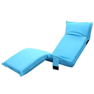 Artiss Floor Lounge Sofa Camping Chair Blue - Picture 1 of 6
