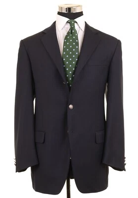 Chaqueta Abrigo Deportivo Lubiam 1911 ITALIA Azul Ermenegildo Zegna Lana Metal Btn 40 R Foto 1 de 4