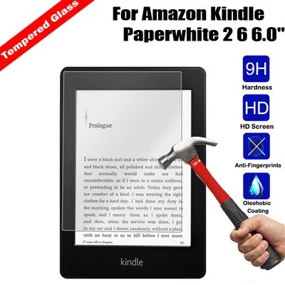 2Pcs For Amazon Kindle Fire 7 HD8 5th 6th 7th 9H Tempered Glass Screen Protector - Image 1 of 4
