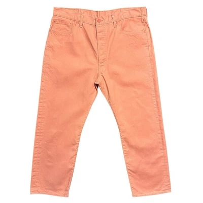 Jeans Levi 501 40x30 retráctiles a medida denim coral salmón Foto 1 de 4