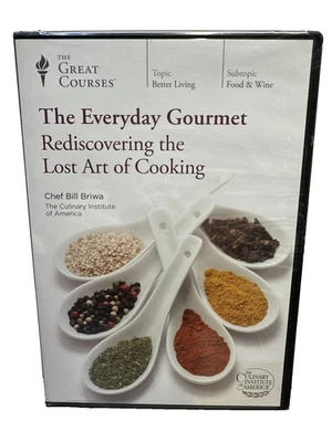 Great Courses Everyday Gourmet Rediscovering the Lost Art of Cooking DVD, NEW Foto 1 de 2