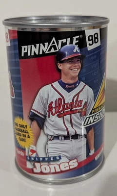1998 Pinnacle Inside SEALED CAN Chipper Jones Braves RARE UNOPENED PACK - Image 1 of 2