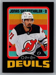2024-25 OPC O-Pee-Chee Retro Borde Negro #366 Jonas Siegenthaler/100 - Imagen 1 de 2
