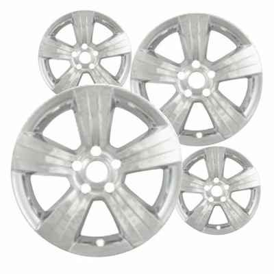 Set of 4 Chrome 17 inch Impostor Wheel Skins for 07-12 Dodge Caliber Rim Covers - Image 1 of 4