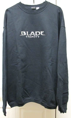 ЛЕЗВИЕ TRINITY WESLEY SNIPES MARVEL НОВЫЙ ВИНТАЖНЫЙ 2XL ФИЛЬМ ЛИТОЙ КОМАНДЫ ПРОМО РУБАШКА - Изображение 1 из 4