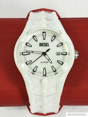 NEW Diesel Vert Limited Edition White Ceramic Mens Watch DZ2197LE NIB NWT - Image 1 of 4