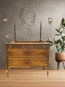 Antique Chest of Drawers ~  Dresser ~ Vintage Chest 1920 - 1930's era - Picture 1 of 1