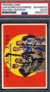 Law Kline Face Friend PSA DNA Signed 1959 Topps Autograph - Picture 1 of 1