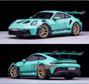 NOREV 1:18 Porsche 911 GT3 RS 2022 Alloy Diecast Model Car Collection Green/Blue - Picture 1 of 21