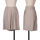 MM6 MAISON MARGIELA Wool Rayon Tuck Shorts Size 40(K-129409)
