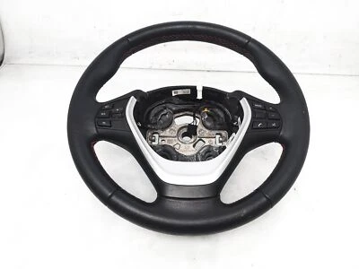 2012-2016 Bmw 328I Steering Wheel 32-30-6-863-346 - Black W/ Red Stitching - Image 1 of 4