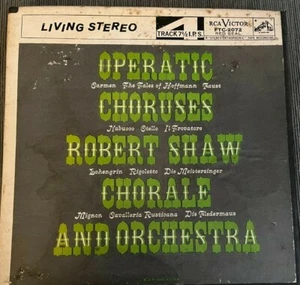 Operatic Choruses Robert Shaw Chorale & Orchestra Reel to Reel Tape 7.5 IPS RCA - Picture 1 of 3