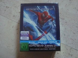 THE AMAZING Spider-Man 2 LIGHTBOX Blu-Ray NEW&SEALED Spiderman Andrew Garfield - Picture 1 of 17