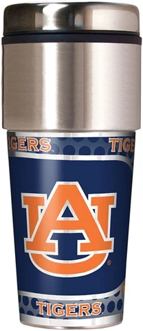 NCAA 16-Ounce Stainless Steel Travel Tumbler Cover