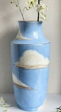 Rare amphora (44.5cm) - hand free painted on Limoges porcelain - Jonathan Hansen