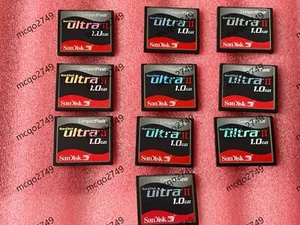 10pcs sandisk 1GB Ultra II CF Memory CARD compact flash card SDCFH - Picture 1 of 3