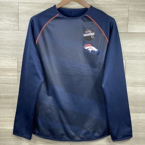 Majestic NFL Denver Broncos ThermaBase Pullover Shirt Long Sleeve Mens M NWT - Picture 1 of 10