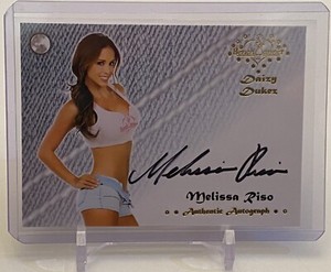 MELISSA RISO BENCHWARMER BENCH WARMER DAIZY DUKEZ AUTOGRAPH AUTO CARD 🔥